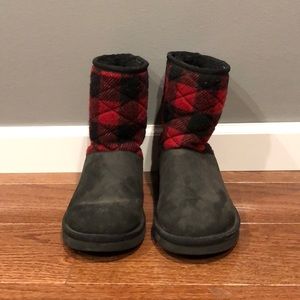 Black and Red Plaid Uggs